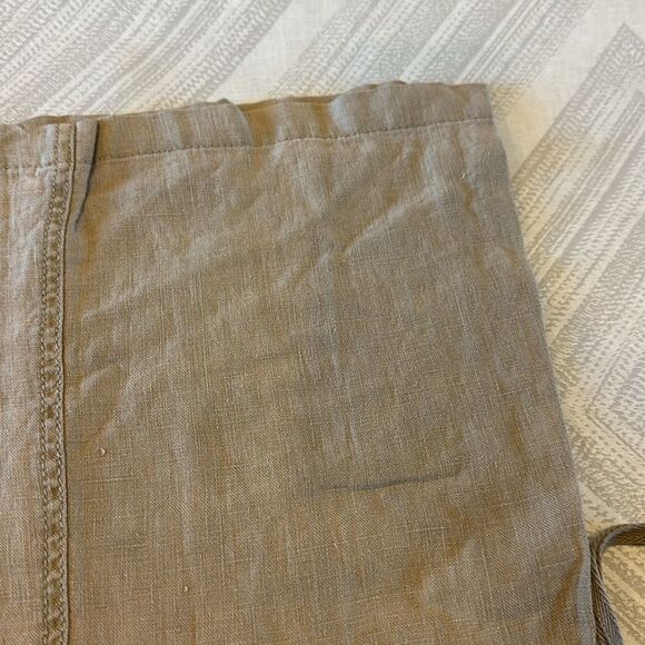 Sanctuary Clothing Women’s Tan Linen Cargo-Like Tie Waist Pants - Size 28 - Picture 7 of 7